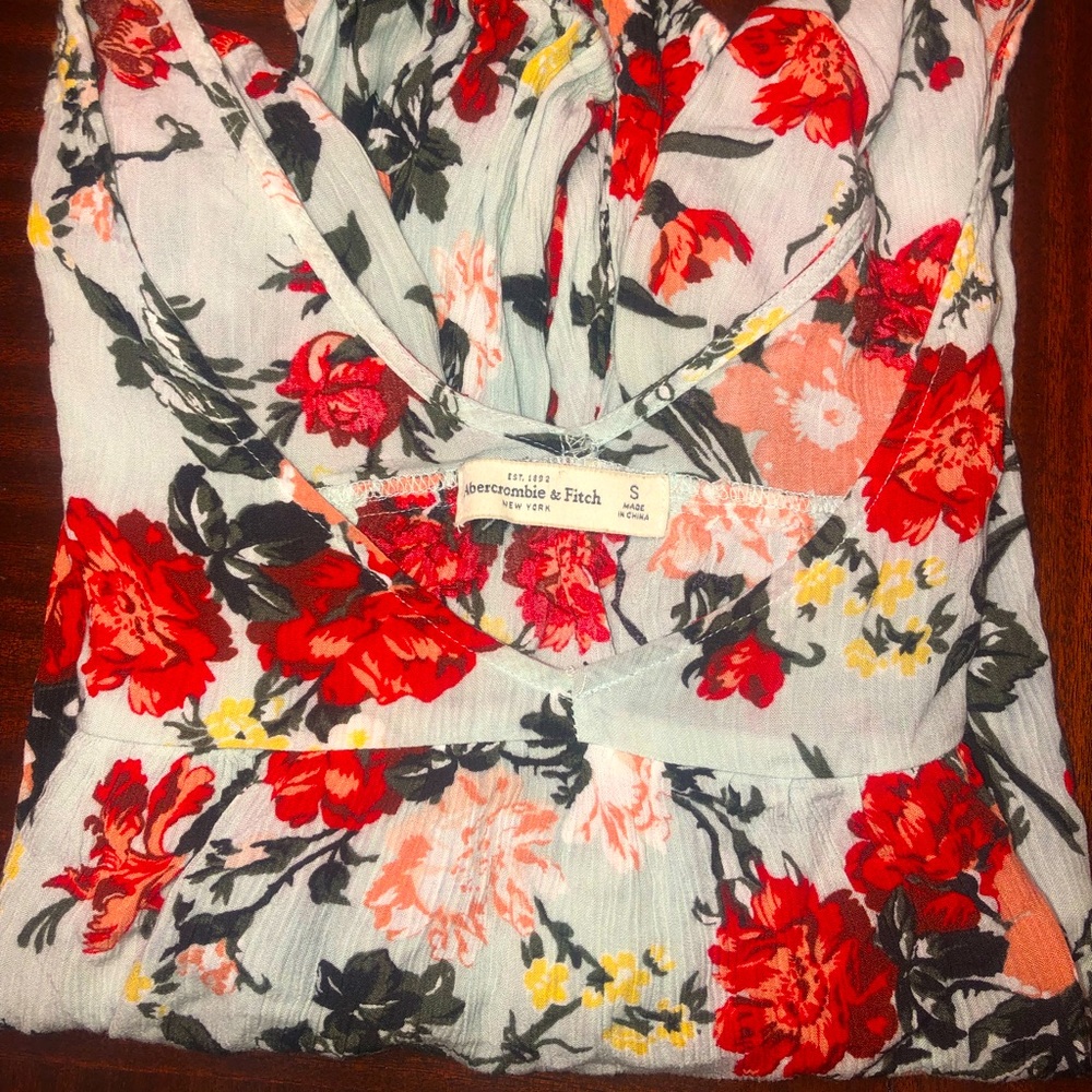 Floral long sleeve top